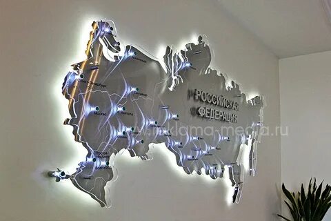 Карта со светодиодами
