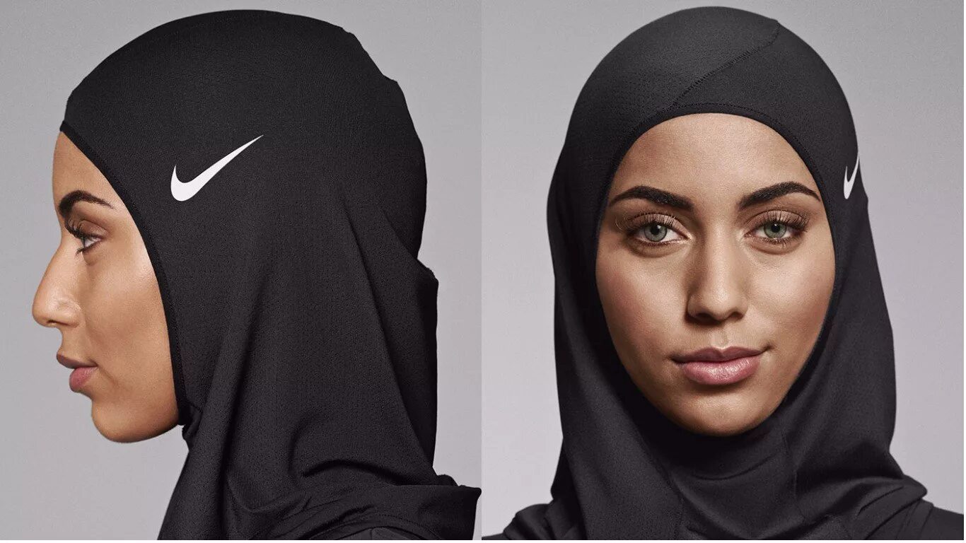 Про мусульманских женщин. Nike 2017 хиджаб. Балаклава найк хиджаб. Балаклава адидас хиджаб.