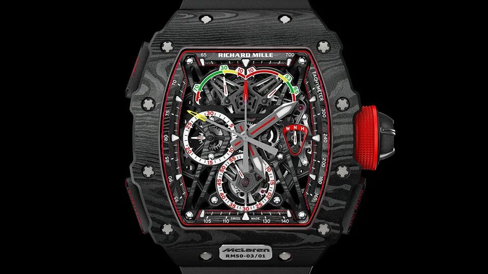 Richard Mille rm50-03 MCLAREN f1. Часы Richard Mille за 50 млн.