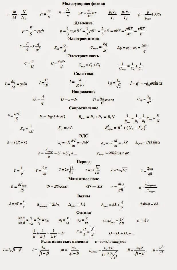 Основные формулы молекулярной физики 10 класс. Физика 10 класс молекулярная физика основные формулы. Формулы по молекулярной физике за 10 класс. Физика 10 класс формулы молекулярной физики.