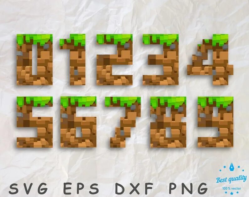 Minecraft numbers. Майнкрафт числа. minecraft number 5. minecraft numbers 3 4 5.