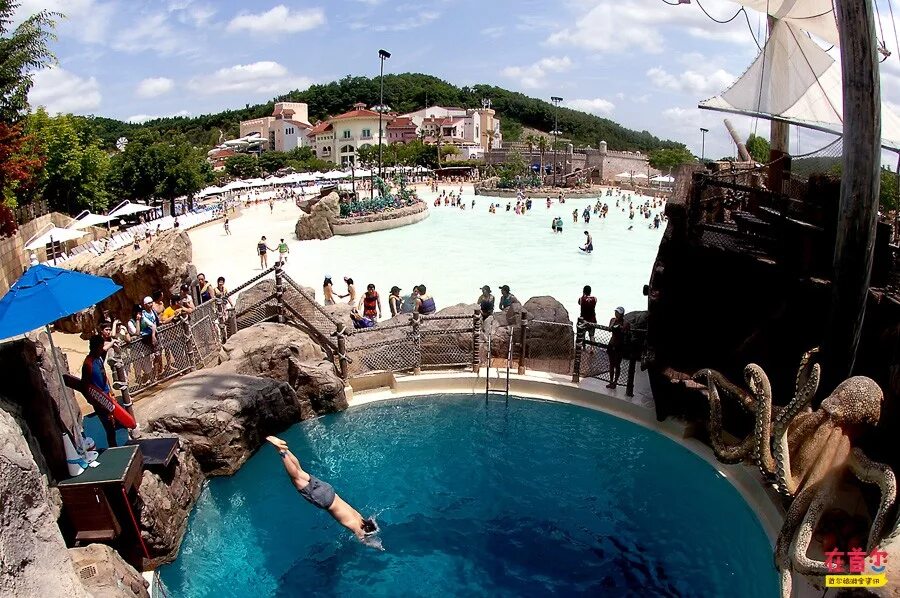Эверленд аквапарк. Everland парк корея. Caribbean bay аквапарк. Эверленд аквапарк. Аквапарк в корее.