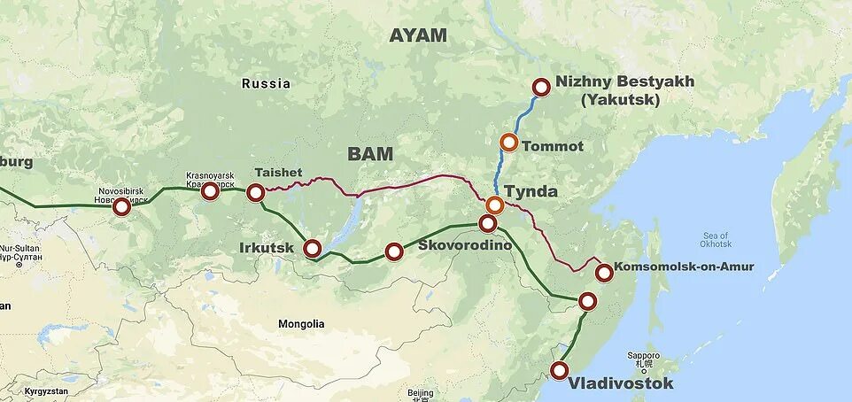 Сколько на поезде до алтая. Амуро Якутская магистраль. Железные дороги Якутии карта. Амуро-Якутская магистраль поезд. Амурско Якудская Магаистраль.