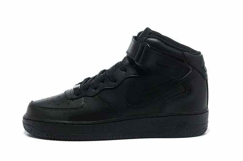 Мужские кроссовки air force 1. Nike Air Force 1 High Black. Nike Air Force 1 черные. Nike Air Force 1 High черные. Nike Air Force 1 Mid 07.