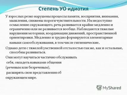 Идиотия ударение