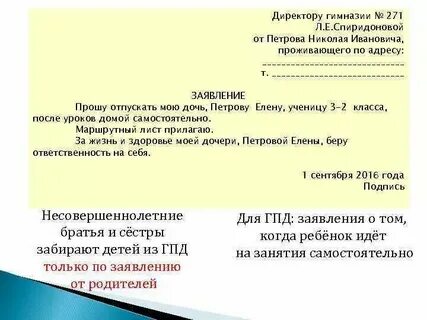 Заявление прошу выделить