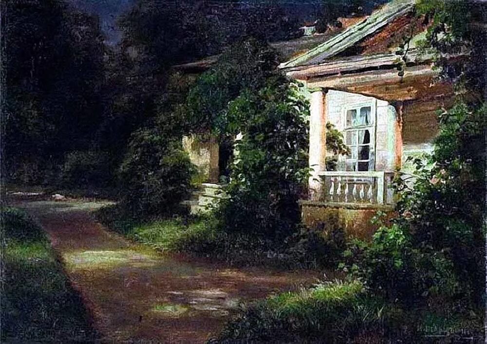 Старинная усадьба. Дача бертлинга в лесном санкт-петербург. Поместье михайловское псковская область. Его пленяли вечер и усадьбы дачи. Поленов бабушкин сад 1878.