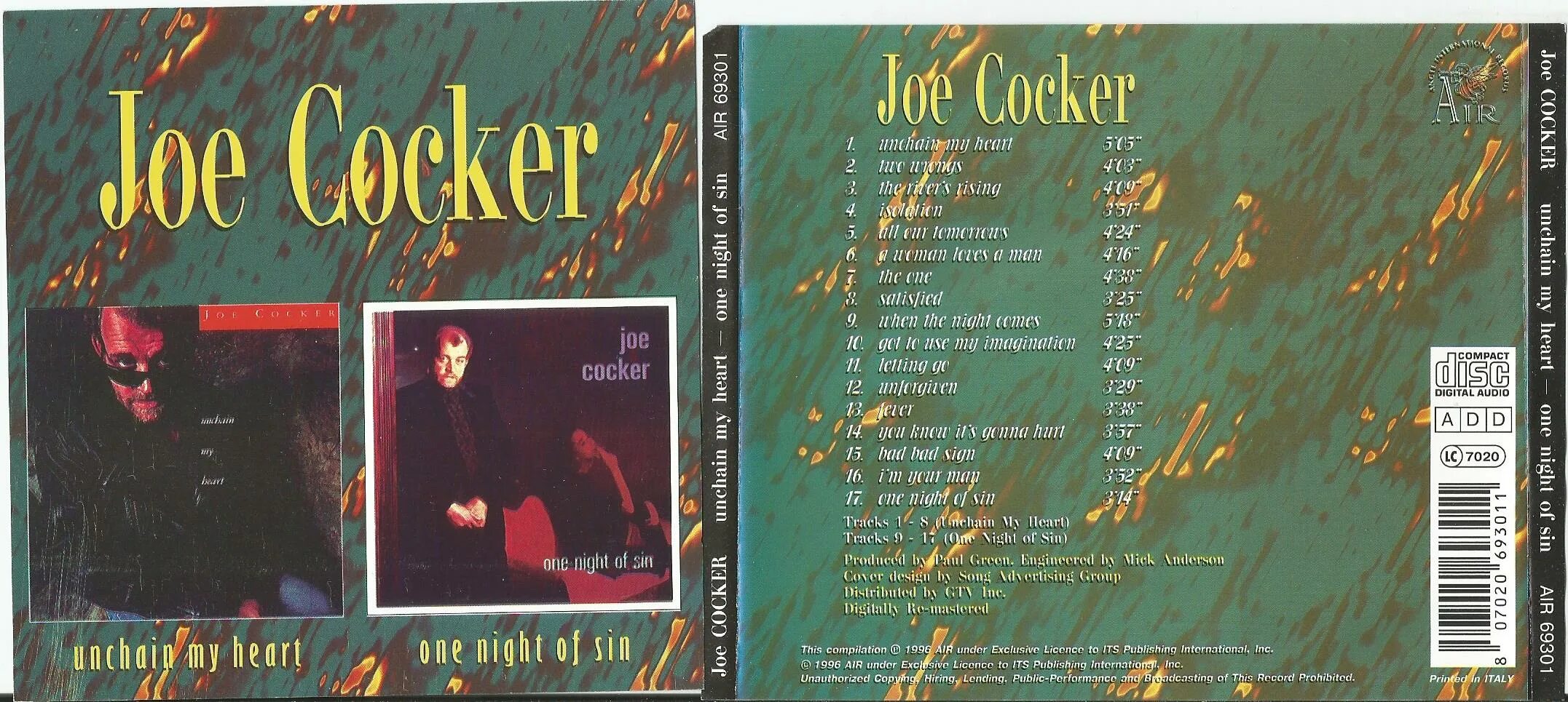 Joe cocker unchain my heart. Joe Cocker 1989. Joe Cocker one Night of sin. «Joe Cocker» 2002' "Unchain my Heart". Joe Cocker фото 1989.