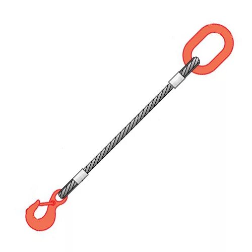 Стропы канатные одноветвевые. Стропы канатные одноветвевые. Стропы канатные одноветвевые. 1,2 м. Строп 1ск-2.