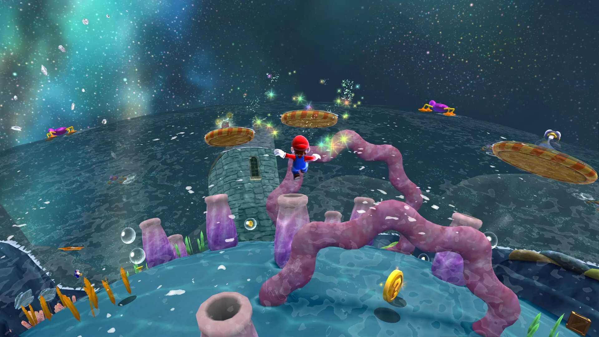 3d мир игра. Super Mario Galaxy 4. 3д мир для игры. Игры с лучшей физикой воды. Super Mario Galaxy 2 корабль.