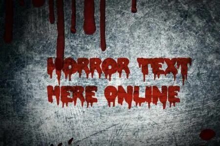 Scary writing