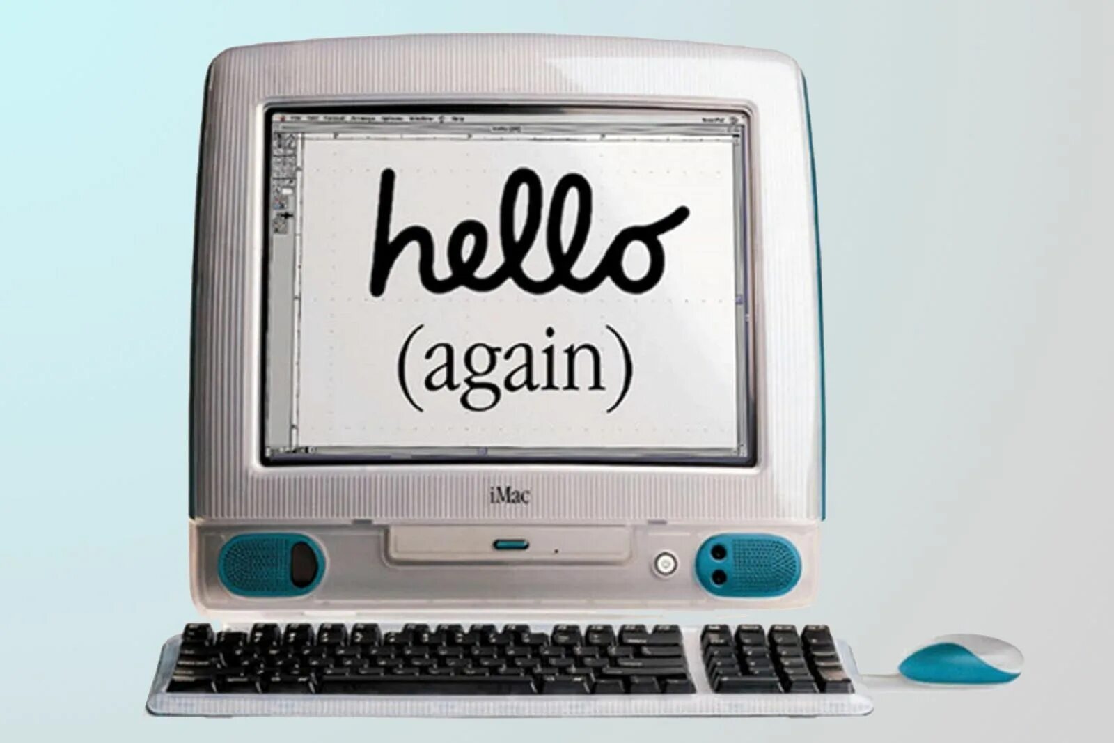 Hello компьютер. Apple imac 1998. компьютер apple imac 1998. макинтош компьютер apple 2005. первый imac 1998.