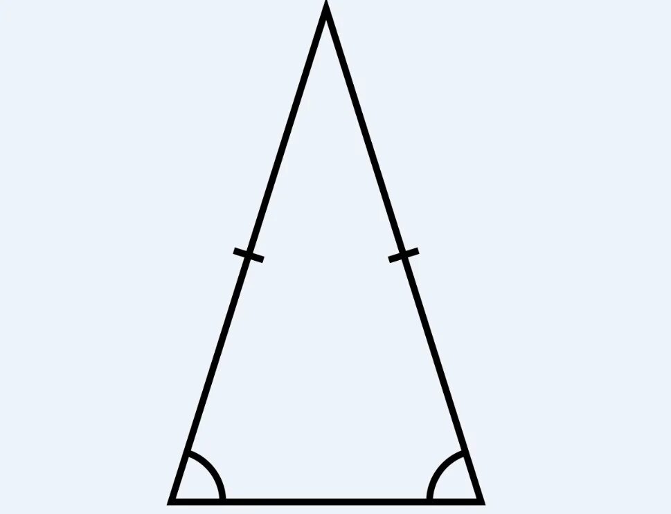 Картинка равнобедренного треугольника. Равнобедренный треугольник треугольник. Рвынобеджренный треуг. Равнобедренный треугольник для дошкольников.