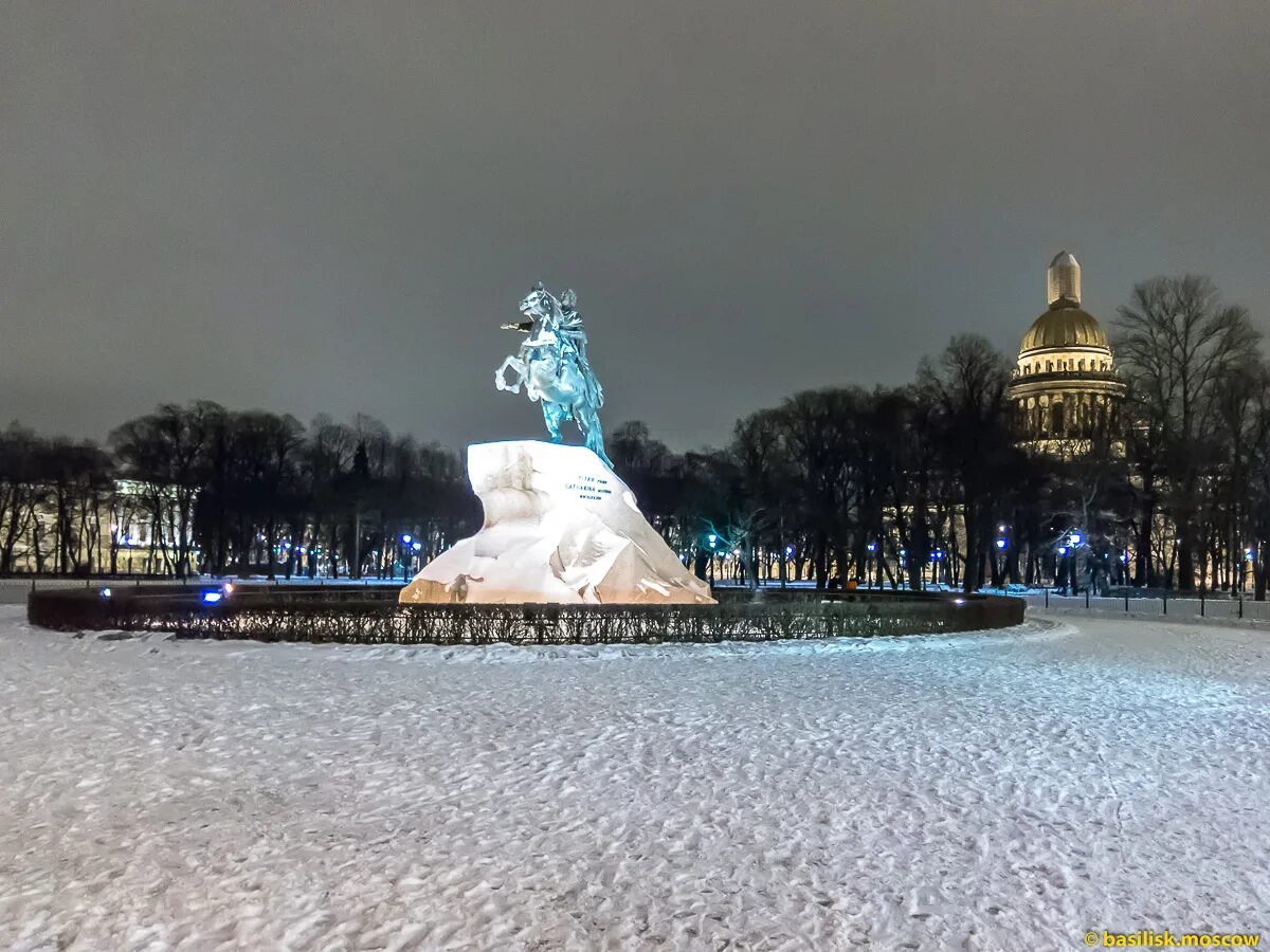 Где погулять в петербурге зимой