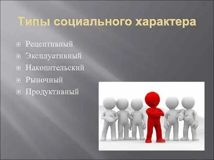 Разновидности социального характера