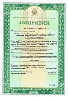 На осуществление деятельности по перевозке
