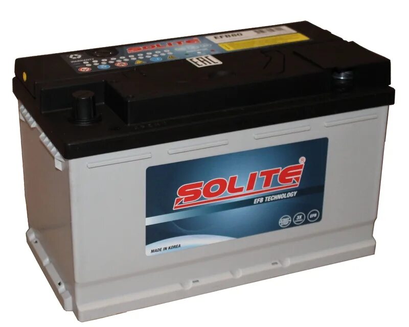Efb прямая полярность. Аккумулятор Solite 80а/ч. Аккумуляторная батарея Solite 6ст80 315 175 190. Solite аккумулятор EFB. Timberg Premium tp800 6ст-80vl обр. 278x175x190.
