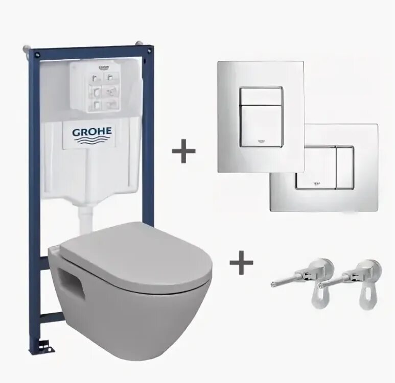 Подвесной унитаз комплект купить. Комплект Grohe solido 39186000. Унитаз Grohe solido 39186000. Комплект Grohe solido инсталляция + унитаз с сиденьем микролифт (39186000). Grohe solido 4 в 1.