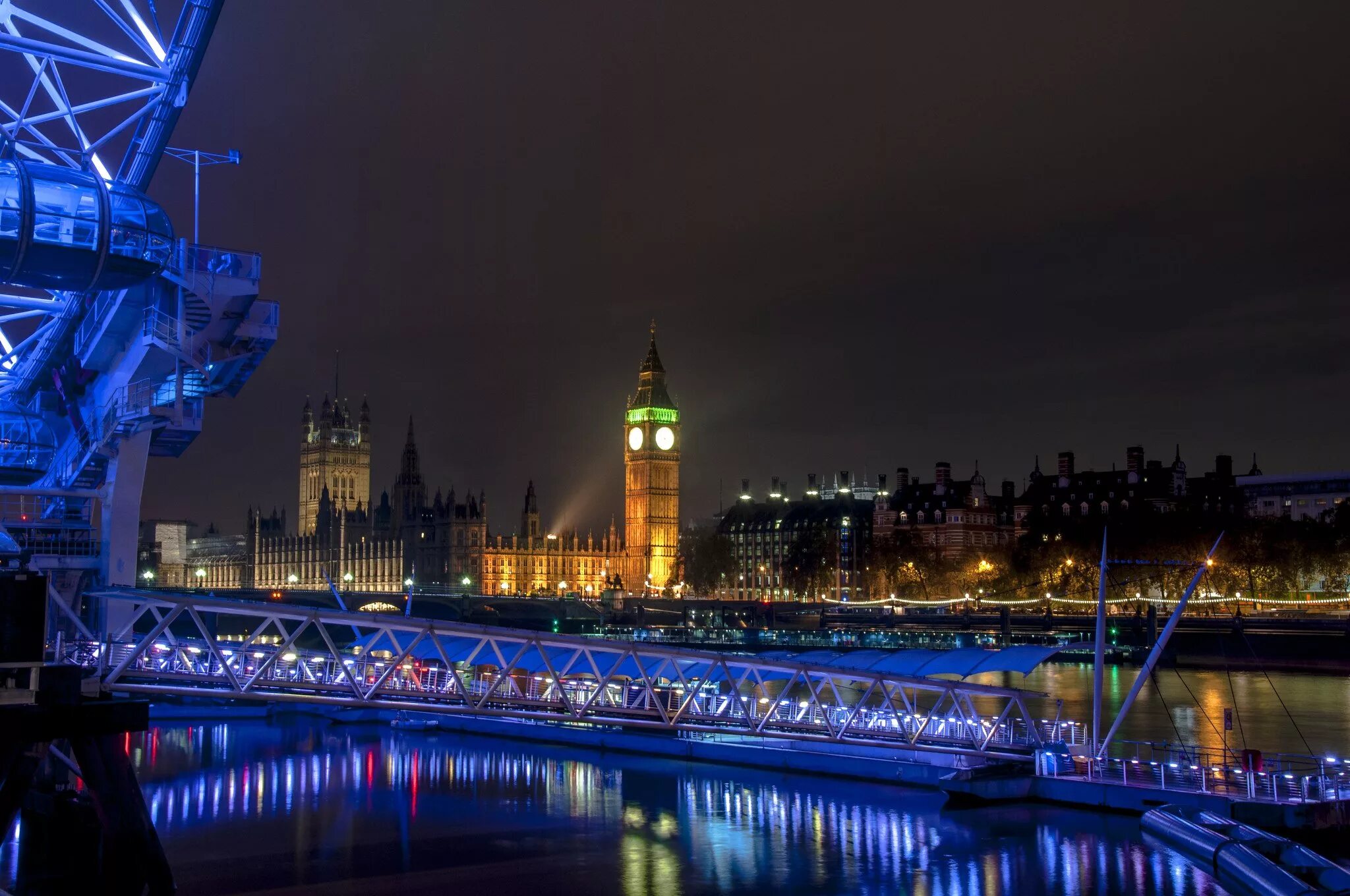 Лондон + Великобритания. Освещение Лондона. Архитектура Великобритании. Набережная Лондона панорама. London lights