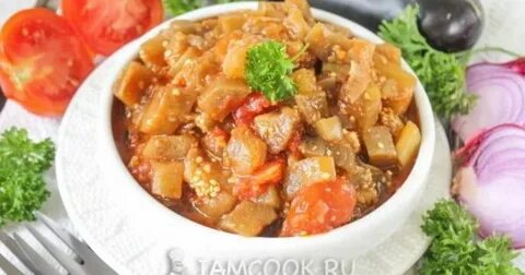 Вкусная баклажанная икра на сковороде