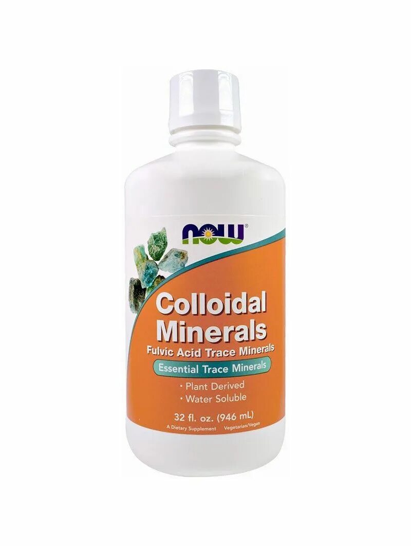 Купить фульвовую кислоту в аптеке. Colloidal Minerals (коллоидные минералы) 946 мл (Now foods). Гуминовые минералы. Фульвовые минералы. Калий Now foods.