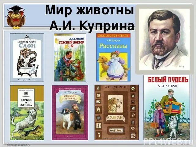 Куприн сколько произведений. Куприн произведения для детей. Произведения Куприна о животных. Мир животных в рассказах Куприна. Куприн произведения о животных.