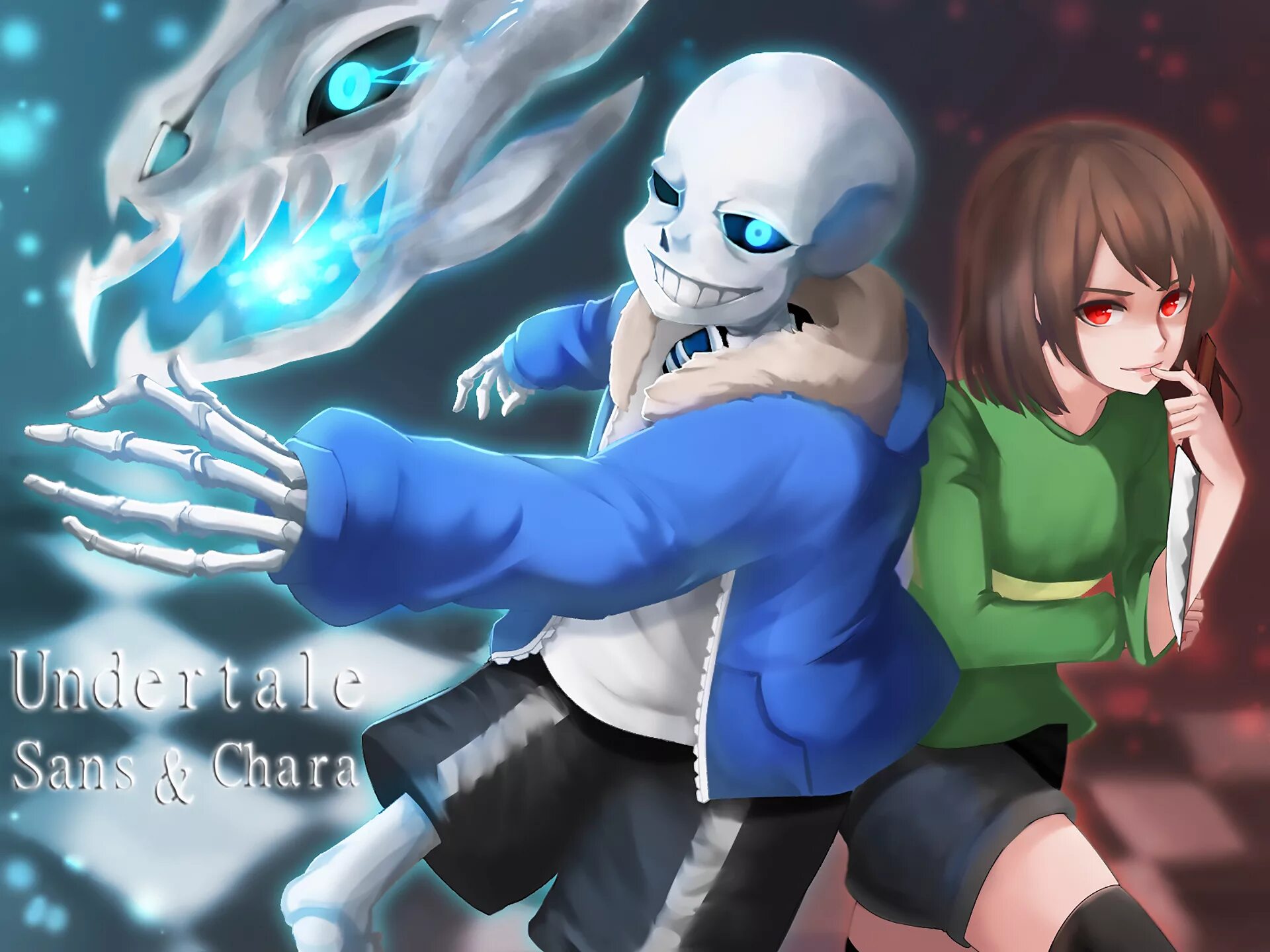 Undertale chara sans. Sans and Chara. Undertale Sans. Санс и Чара. Санс и Фриск сражение.