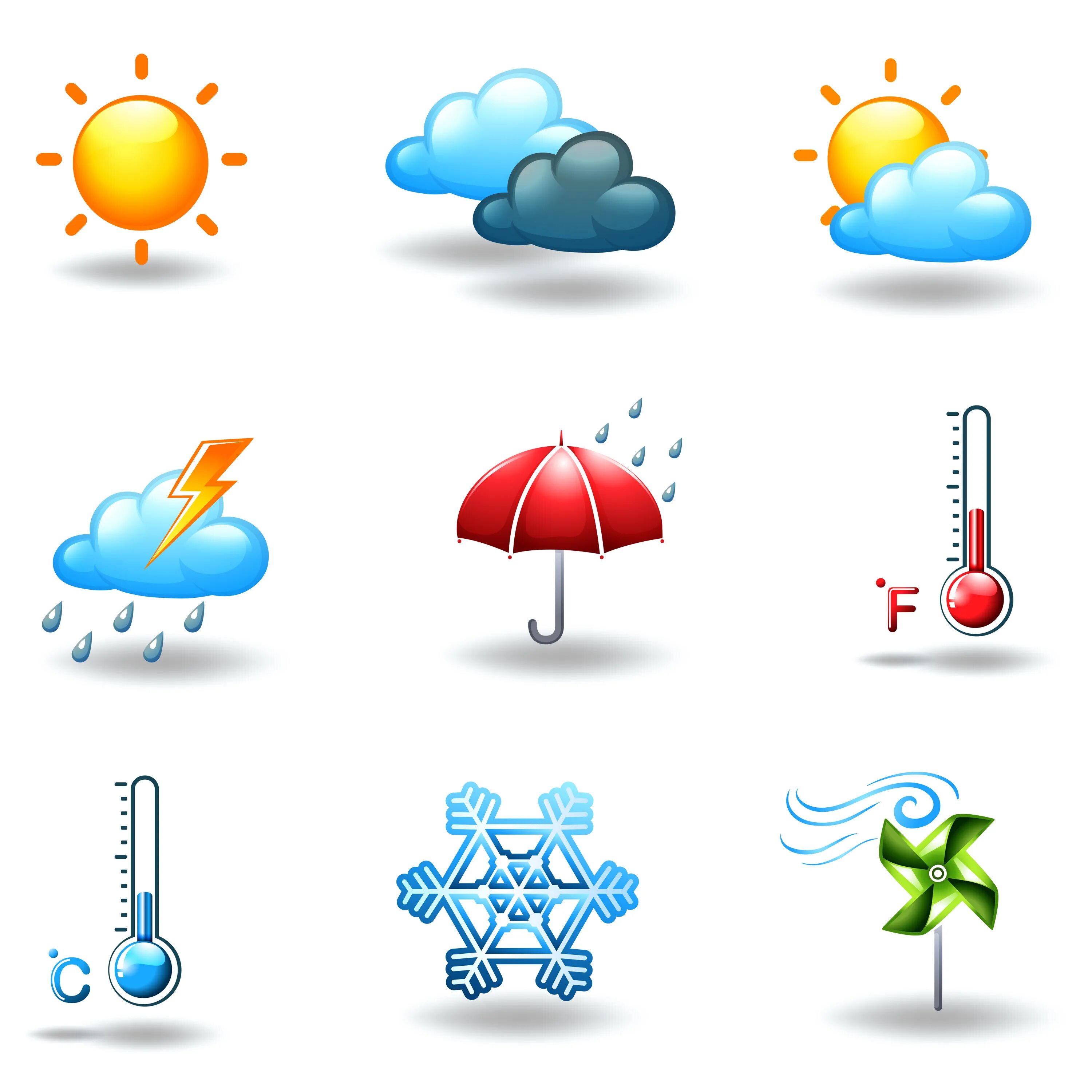 Иллюстрации изображающие различные состояния погоды. Иллюстрации с разными погодными условиями. Иллюстрации с изображением различных состояний погоды. Погодные условия в одной картинке. График погоды рисунок