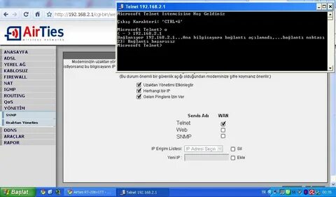 Протокол telnet