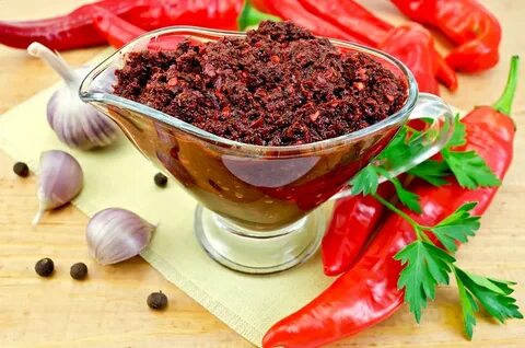 Сухая аджика без варки