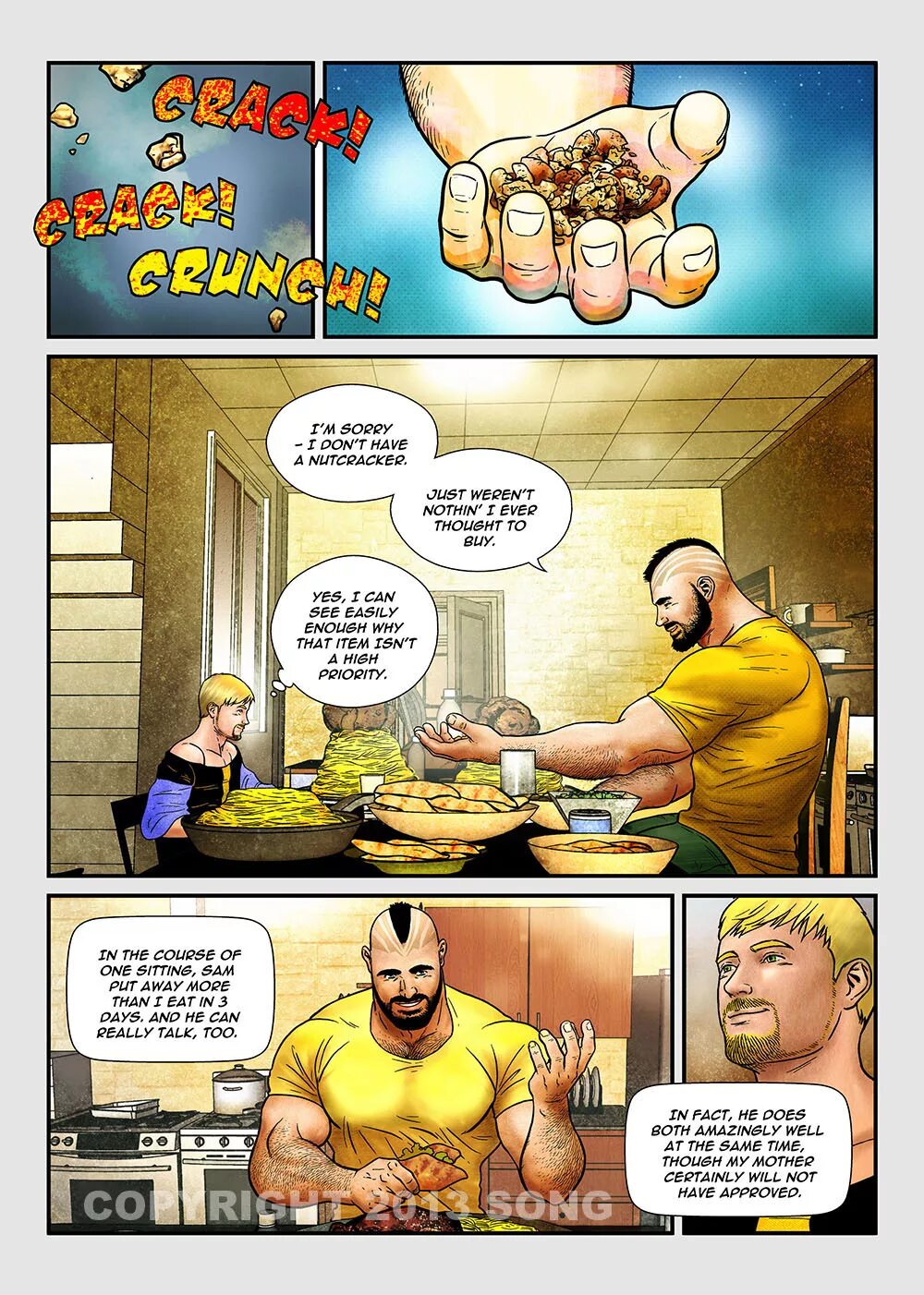 Big is better комикс. Big well. Bigger is better. Кай грин еда. Bigger is better comix.