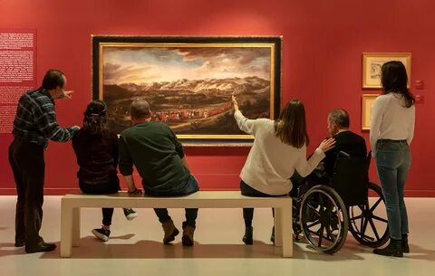 The exhibition visit
