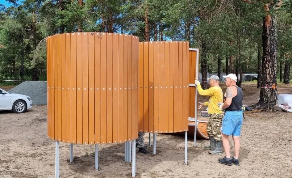Кабинка для переодевания 800х800х2200мм. Гавайи кабинки для переодевания. Как укрепить от ветра пластиковую кабинку для переодевания на улице?