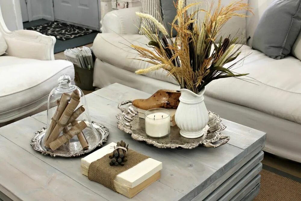 Редкий стиль: расслабленный хэмптонс Decorating coffee tables, Coffee table styl