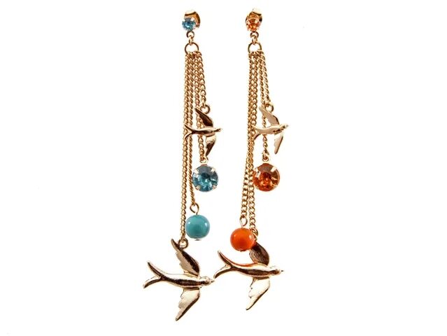 парящие серьги