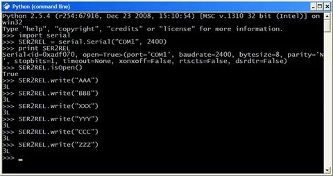 Commandline args