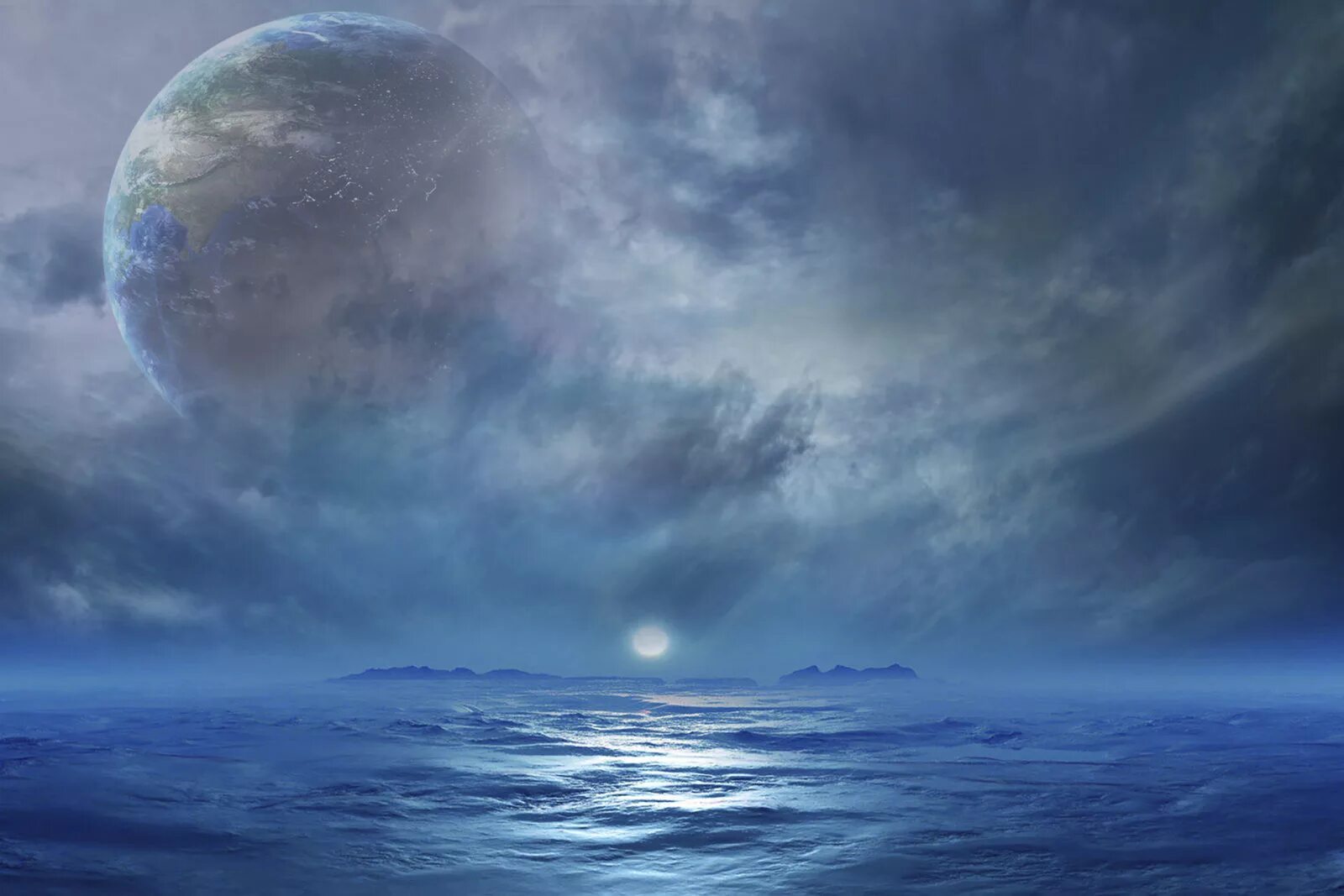 Планета океан. Океаны планеты Кеплера. Планета-океан экзопланеты. Водная Планета. Планета полностью покрытая водой.