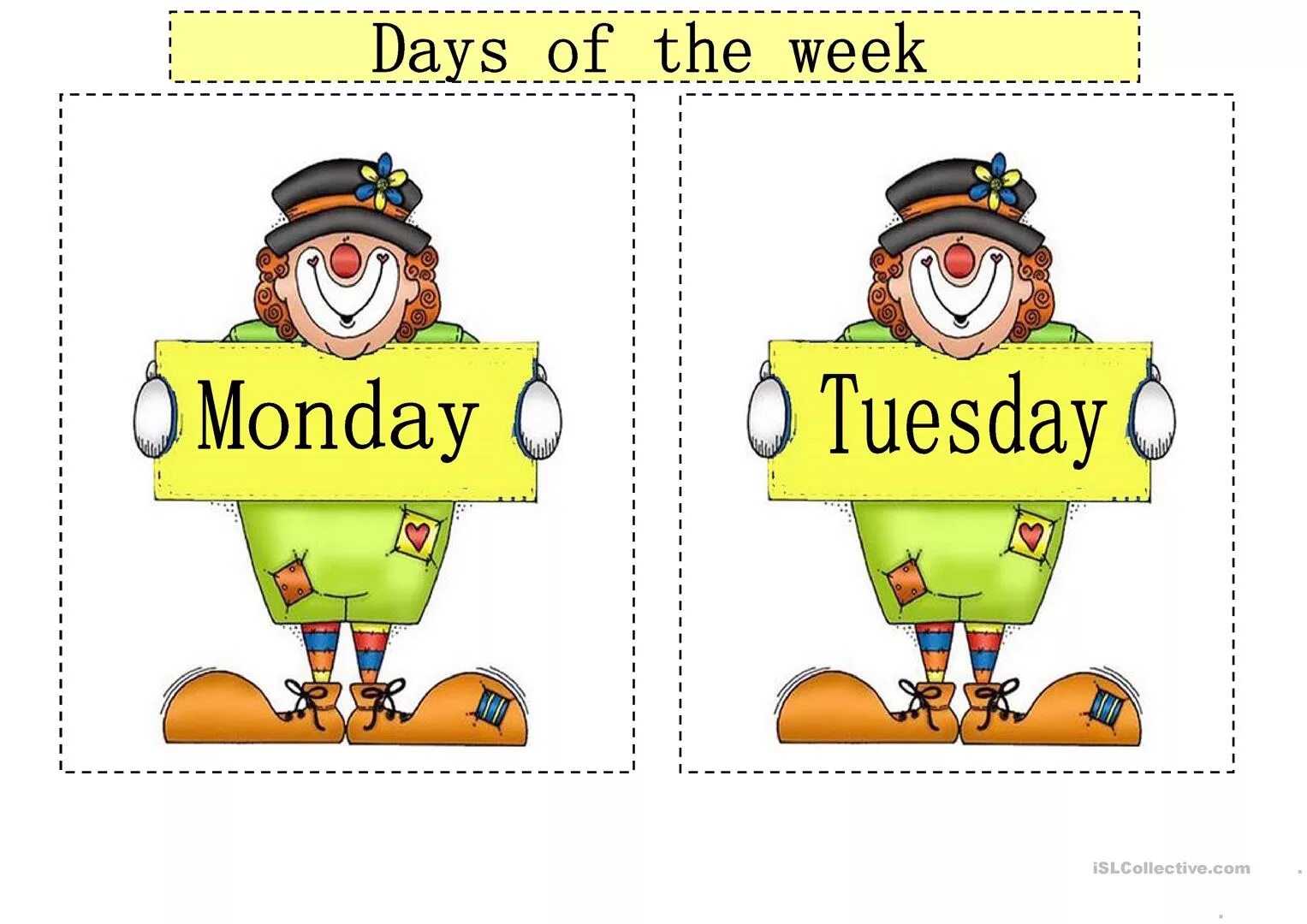 Picture of the week. Days of the week ISLCOLLECTIVE. Monday week. Days of the week ISLCOLLECTIVE com.