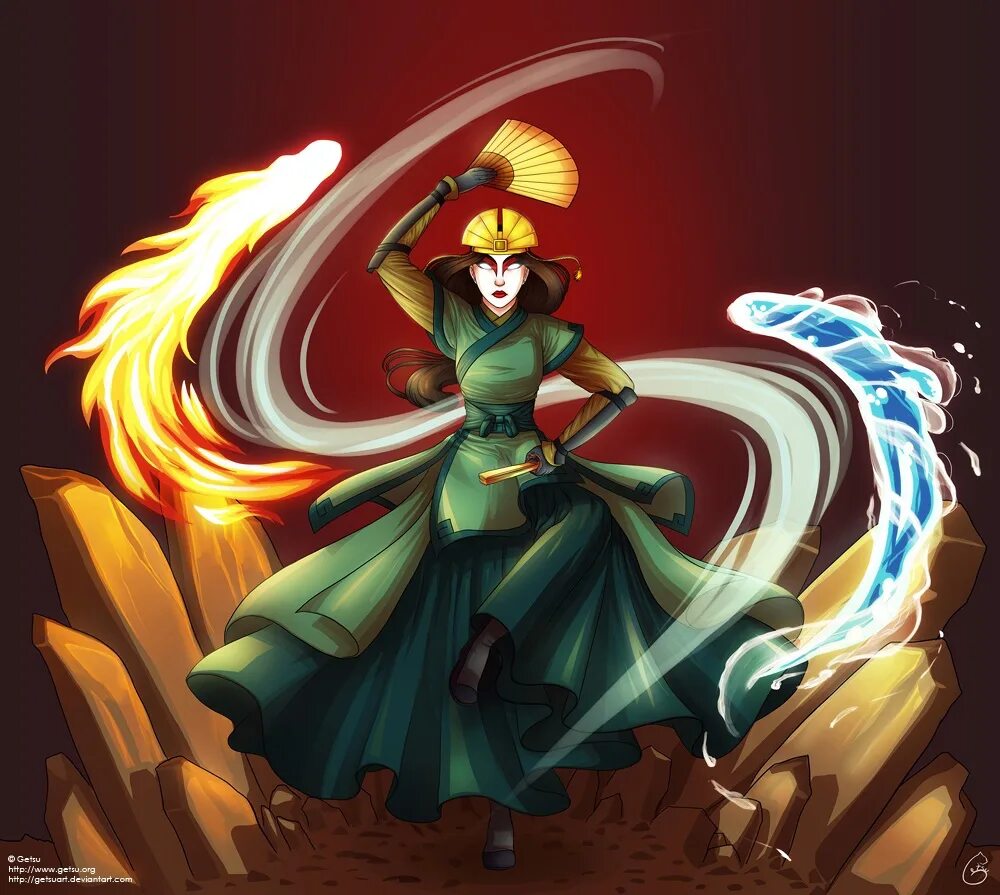 Avatar kyoshi. Аватар Киоши. Аватар аанг воины Киоши.