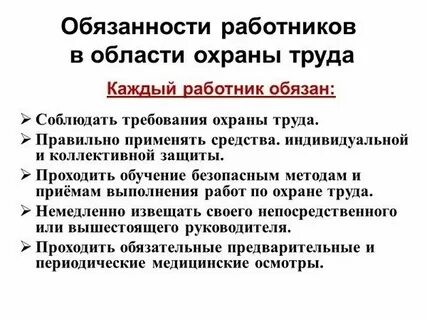 Обязанности рабочего магазина