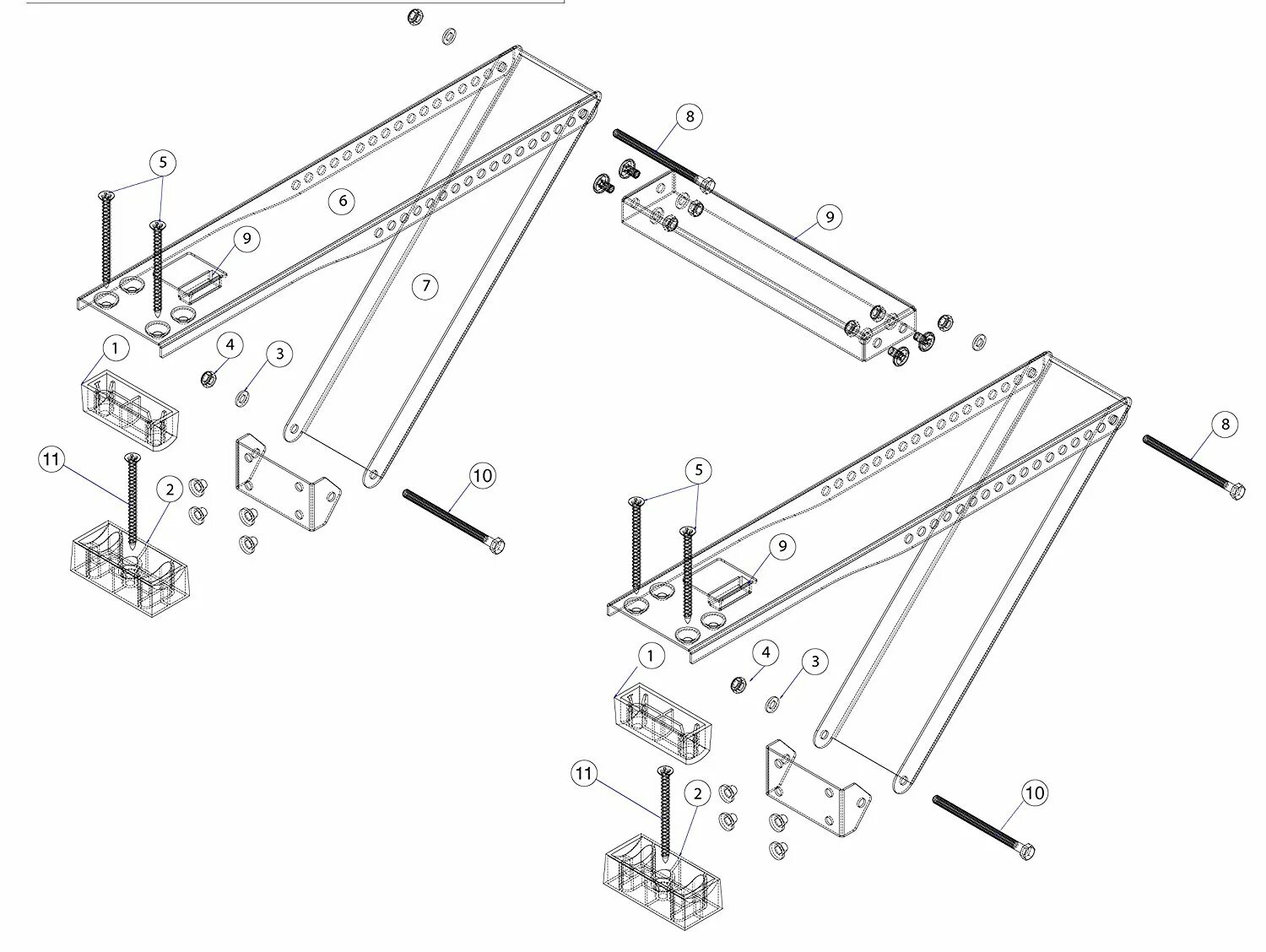 Universal heavy duty square 4x4. Window air conditioner bracket. Support ac. Кранштейн для оконого конд. Window air conditioner bracket.