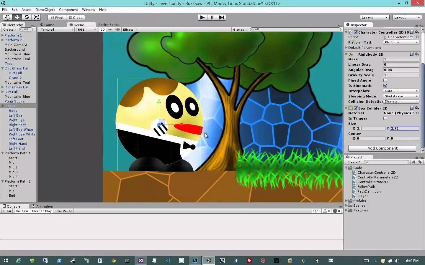 Create 2d