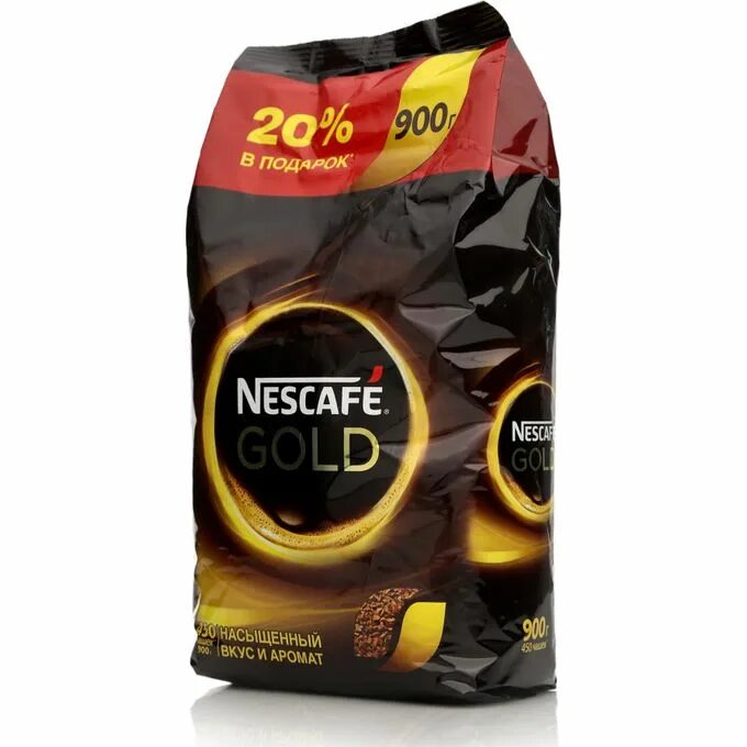 Nescafe gold растворимый 900