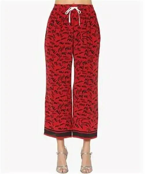 Miu miu брюки. Брюки miu miu. штаны миу миу. штаны miu miu. брюки из крепдешина.