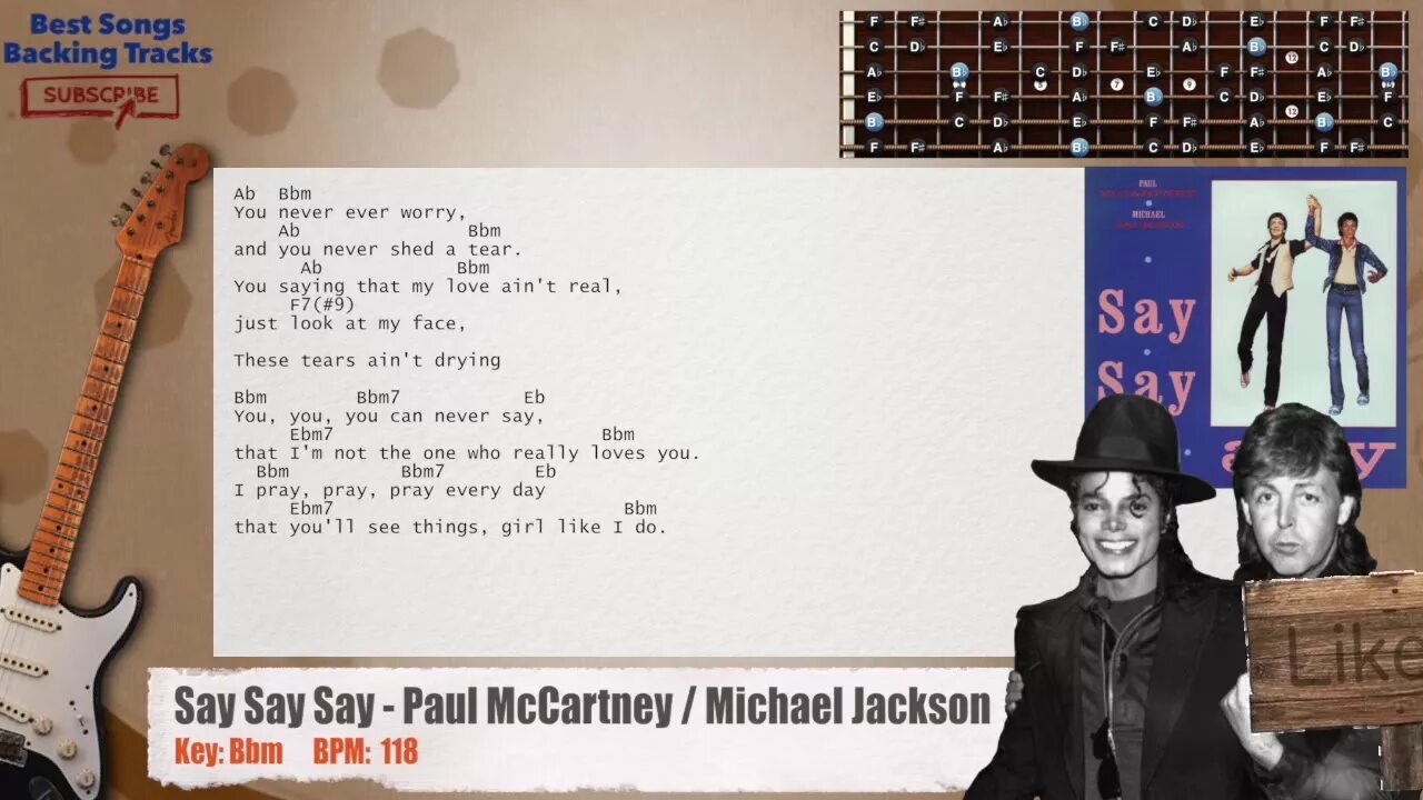 Say say say Paul MCCARTNEY Michael Jackson. Paul MCCARTNEY and Michael Jackson.