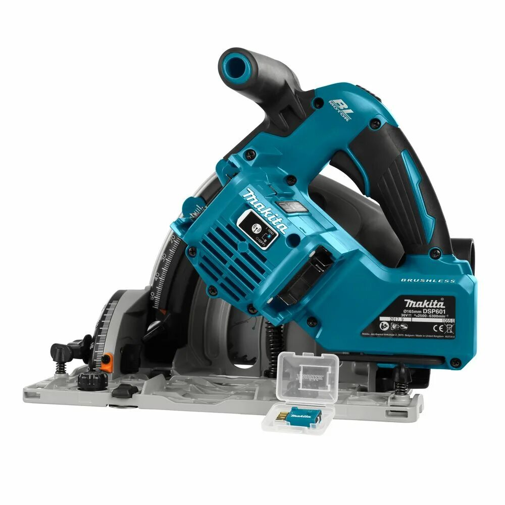 Погружная пила с направляющей макита аккумуляторная. Makita dsp600. Makita пила дисковая dsp600z. Dsp601zu. Аккумуляторная дисковая погружная пила makita.