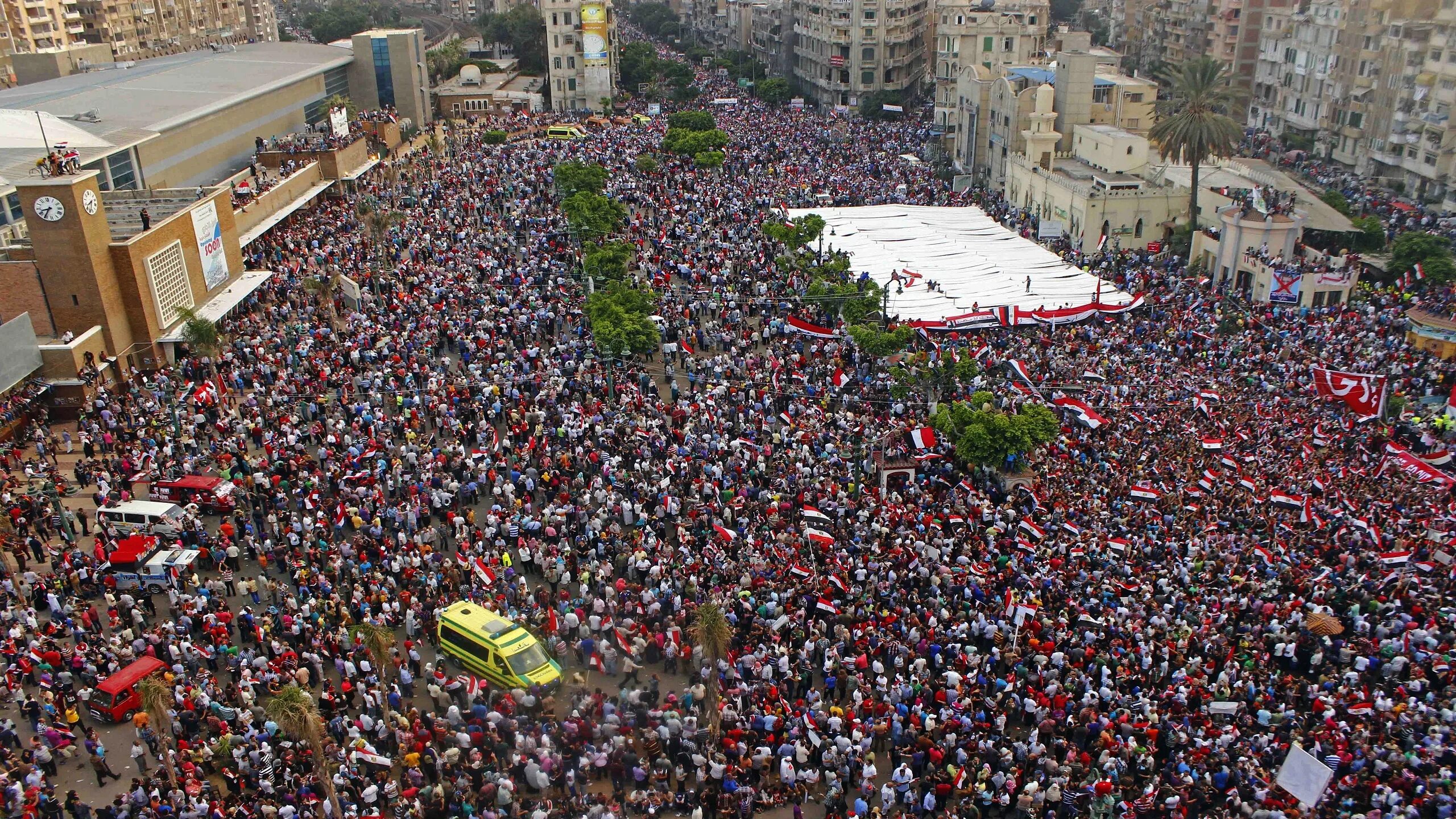 Политическая ситуация в Египте. Тахрир Александрия. 30 June Egyptian Revolution. 30 Июня 2013.