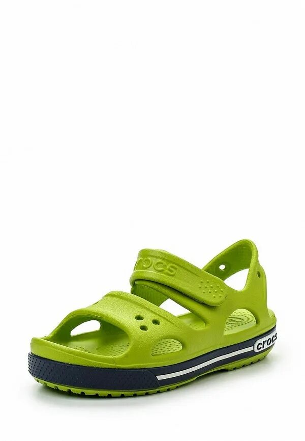 Крокс сандали детские. Crocband II Sandal PS. Салатовые крокс сандалии. Сандалии Crocs Crocband.