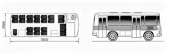 Паз 3205 размеры. Габариты автобуса ПАЗ 3205. Габариты автобуса ПАЗ 32054. Габариты ПАЗ 32054. Габариты салона ПАЗ 4234.