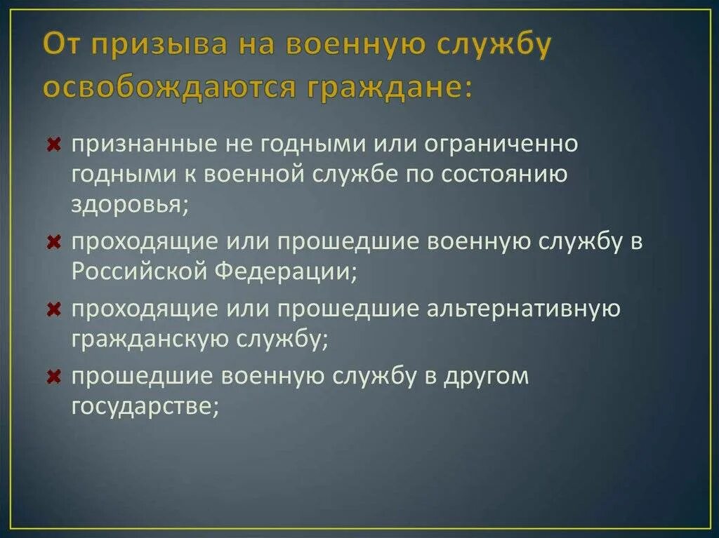 Отсрочку от призыва на военную службу предоставляют. От призыва на военную службу. Освобождение от призыва на военную службу. От призыва на военную службу освобождаются граждане. ОО призывап на военную службу освобождатся граждане.